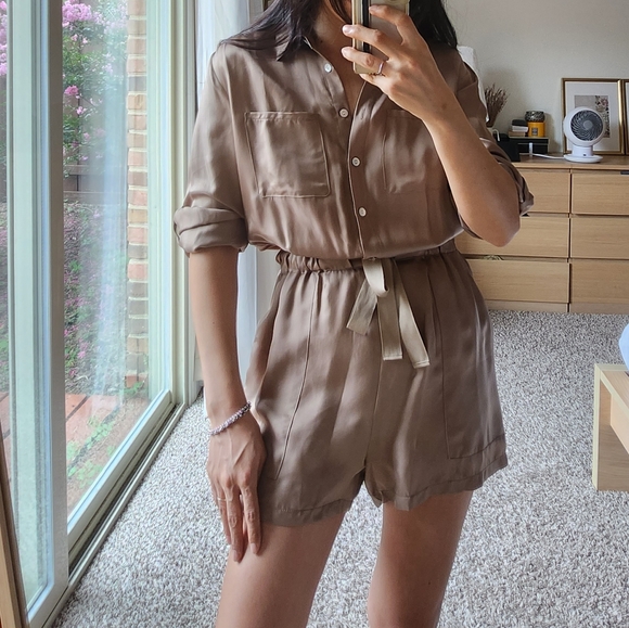 cinq a sept Pants - Cinq a sept silky romper